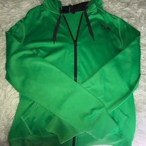Zip up Fila hoodie